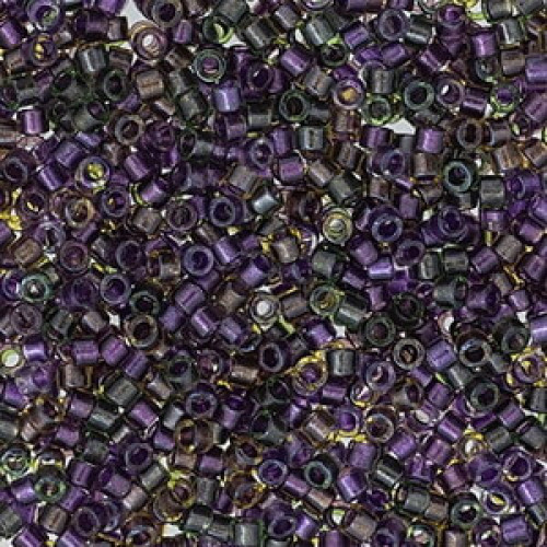 Miyuki delica beads 11/0 - Sparkeling lined violet dusk mix - DB-991